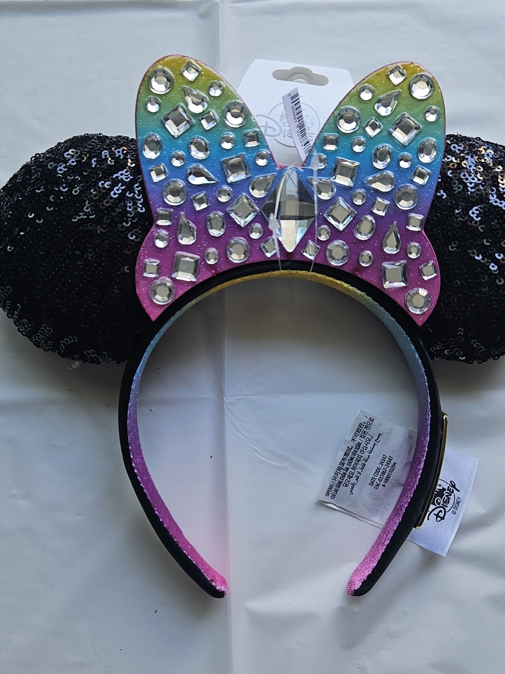 Minnie Mouse Ear Headband for Adults – Disneyland Resort 70th Anniversary Celebr